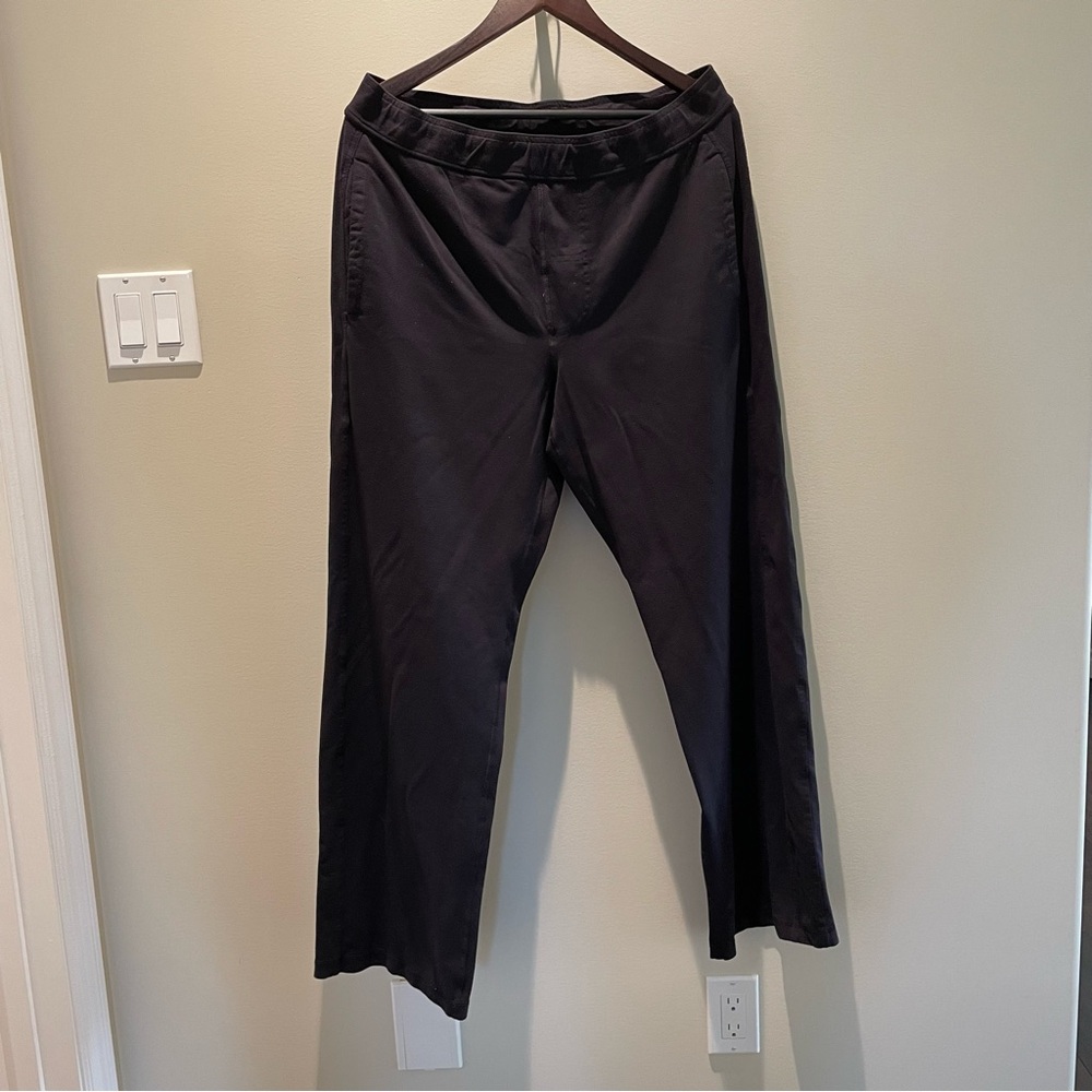 Men's Casual Stretch Travel Black Pants